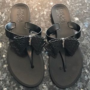 Salvatore Ferragamo flip flops (authentic)